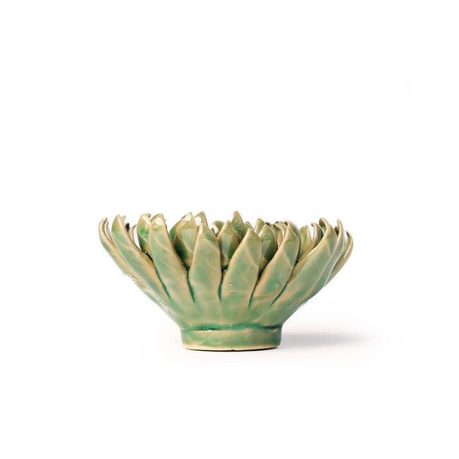 Chive Chive keramieken bloem | Jungle Green Pompom Mum | Ceramic Decorative Flower