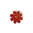 Chive Chive keramieken bloem | Daisy Oranje | Orange Yellow Paris Daisy | Ceramic Decorative Flower