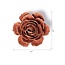 Chive Chive keramieken bloem | Champagne Pink English Rose | Ceramic Decorative Flower