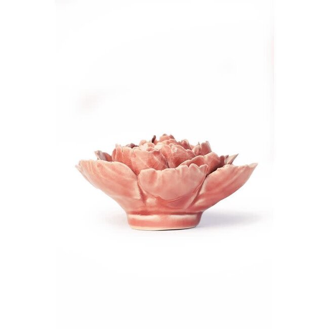 Chive Chive keramieken bloem | Champagne Pink English Rose | Ceramic Decorative Flower