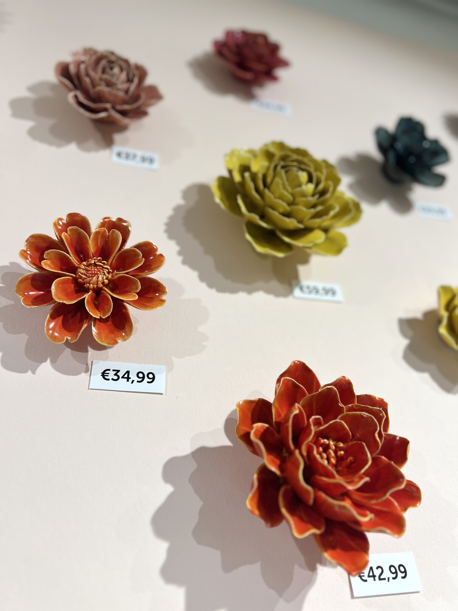 Keramieken bloemen