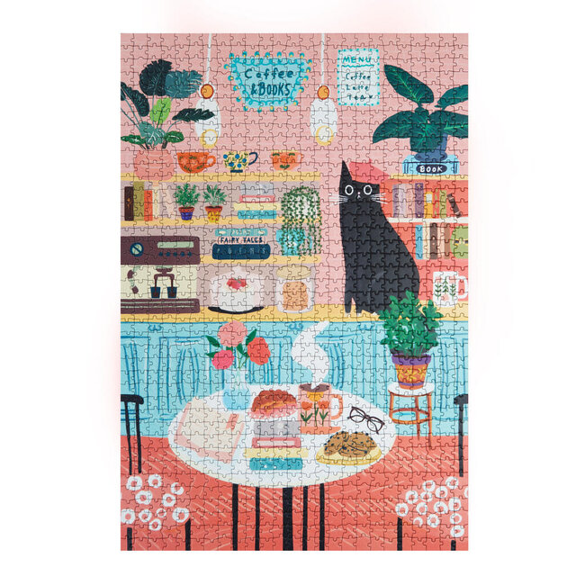 Balvi Puzzel Cat Cafe 1000 pcs | Puzzle | Kat | Ontbijt