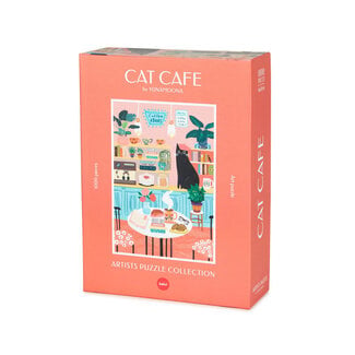 Balvi Puzzel Cat Cafe 1000 pcs | Puzzle | Kat | Ontbijt