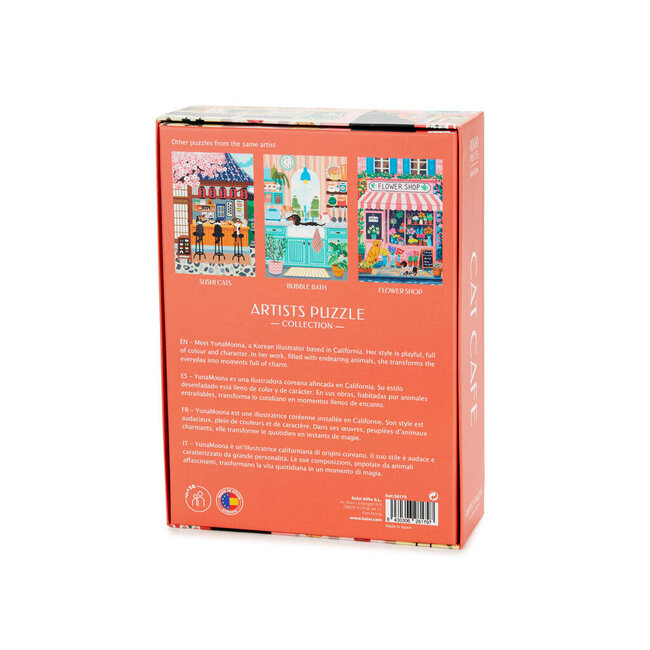 Balvi Puzzel Cat Cafe 1000 pcs | Puzzle | Kat | Ontbijt