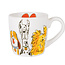 BLOND AMSTERDAM DIER: CAPPUCCINO BEKER O,5L DOGS MIX