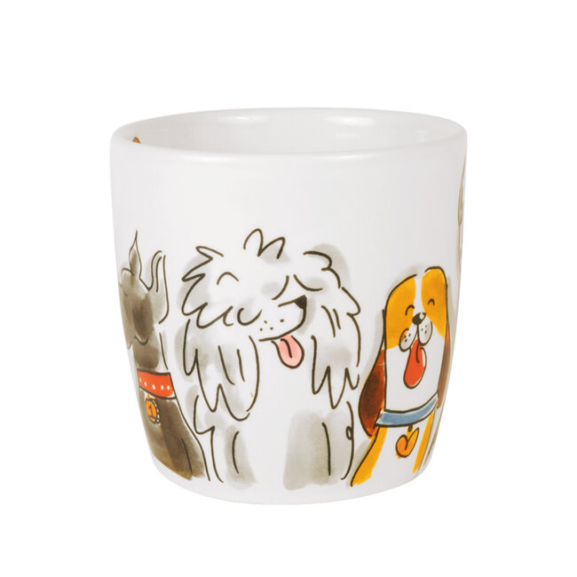 BLOND AMSTERDAM DIER: CAPPUCCINO BEKER O,5L DOGS MIX