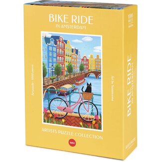 Balvi Puzzel Bike Ride 1000 pcs | Puzzle | Cat | Fiets | Amsterdam