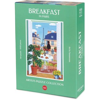 Balvi Puzzel Breakfast 1000 pcs | Puzzle | Parijs | Kat