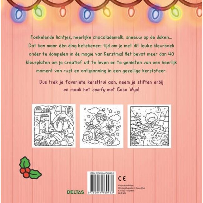 Cozy Christmas Cute & Comfy kleurboek Coco Wyo