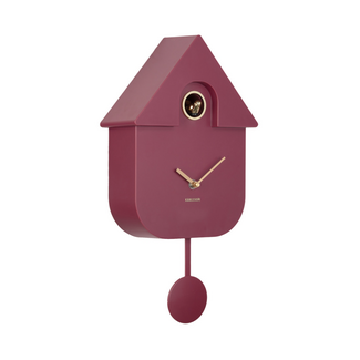 Wand klok | Cuckoo Clock | Dark Mauve | Koekoeksklok