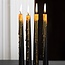 Kaarsen zwart oranje | Set of 4 Pumpkin Guts Oozing Taper Candles | Halloween