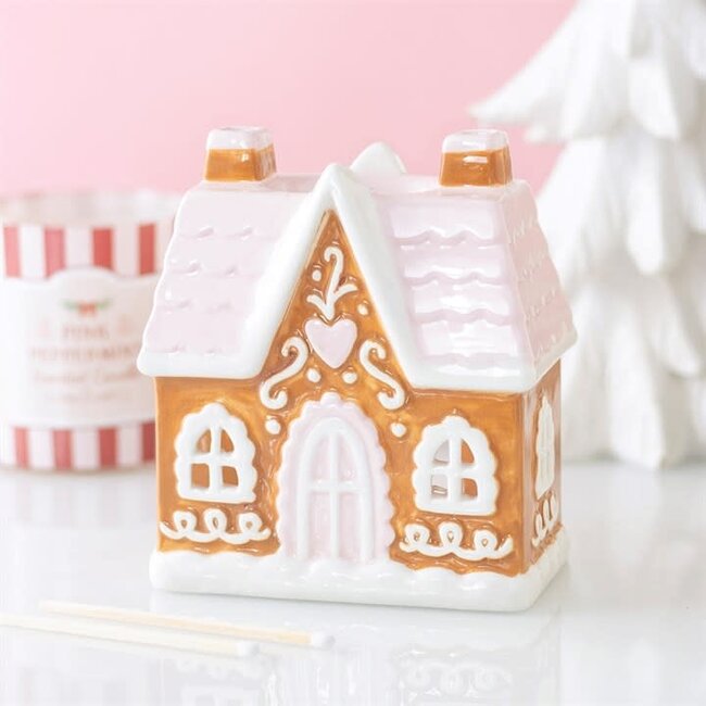 Wierook | Huisje | Sugarplum Gingerbread House Oil Burner and Wax Warmer