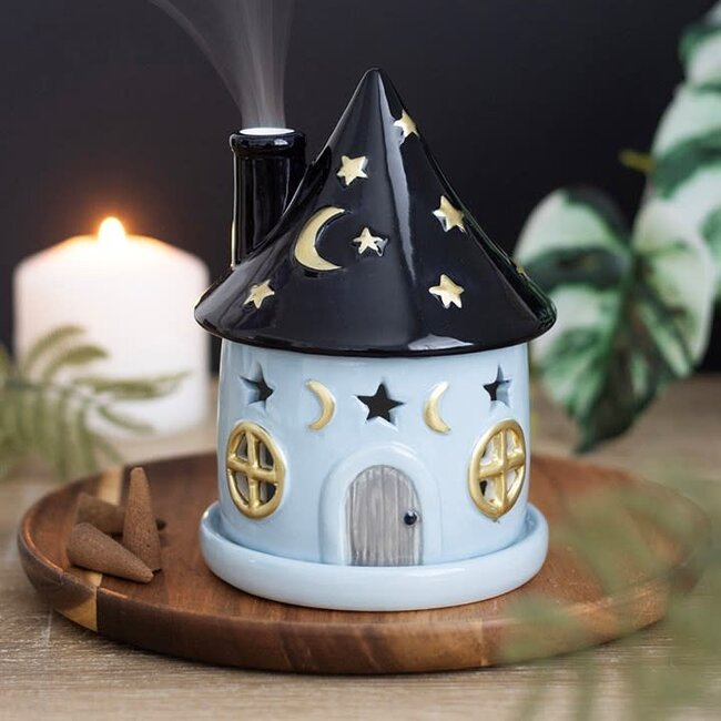 Wierook huisje | Celestial Cottage Incense Cone Holder | Halloween