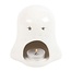 Ghost Shaped Tealight Candle Holder with Pumpkin | Halloween