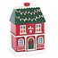 Wierookhouder | Red Christmas House Incense Cone Burner
