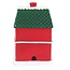 Wierookhouder | Red Christmas House Incense Cone Burner