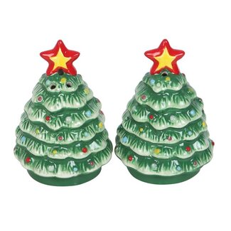 Zout en peperstel Kerstboom | Christmas trees Salt and Pepper Shakers