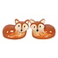 Zout en peperstel vossen | Foxes Salt and Pepper Shakers