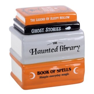 Haunted Library Book Stack Oil Burner and Wax Warmer | Halloween