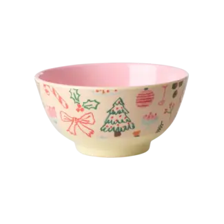 Ontbijt bakje | Melamine Bowl | Xmas Galore print