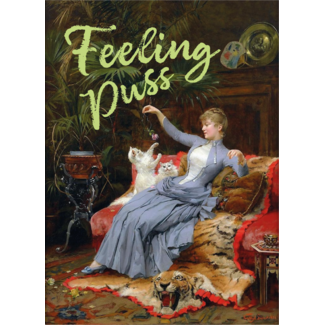 Ansichtkaart Classy Feeling puss