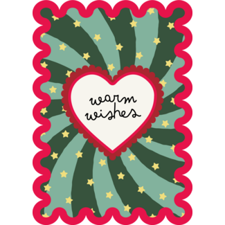 Ansichtkaart Sweet 'n Short Warm Wishes