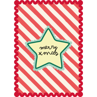 Ansichtkaart Sweet 'n Short Merry Xmas