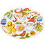 BLOND AMSTERDAM Christmas Oval plate 29cm