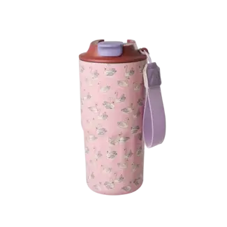 Stainless Steel Thermo Cup - 550ml- Swan  Print