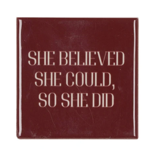 Tegel She believed she could so she did