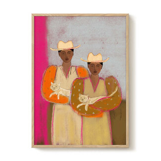 PSTR Studio Studio Vreeken - Twin Cat 50x70cm