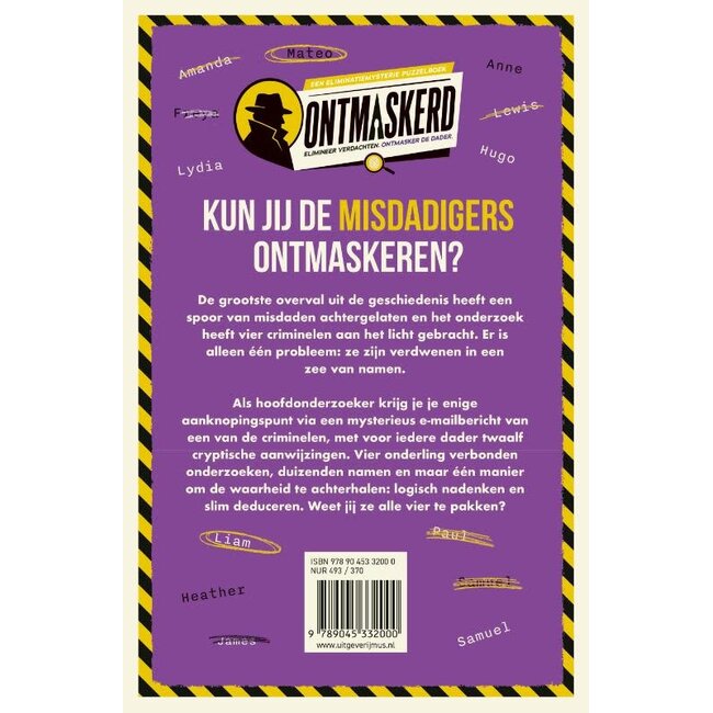 Ontmaskerd Wie zijn de misdadigers