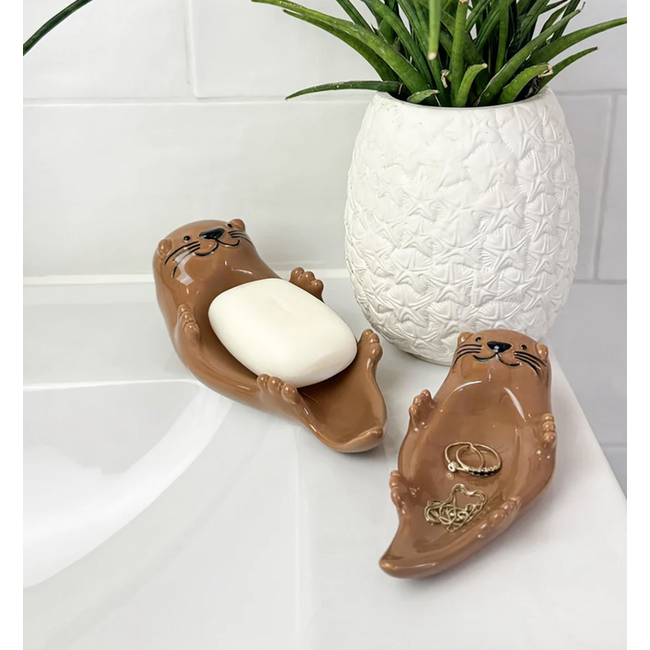 Bitten Otter Schaaltje | Zeephouder | Sieradenhouder | Soap Dish