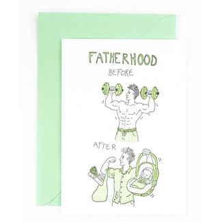 Studio Flash D46 Fatherhood, before and after