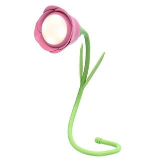 USB leeslamp bloem rosa luminis
