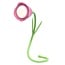 USB leeslamp bloem rosa luminis