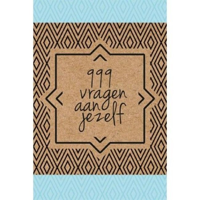 999 vragen aan jezelf | Invulboek