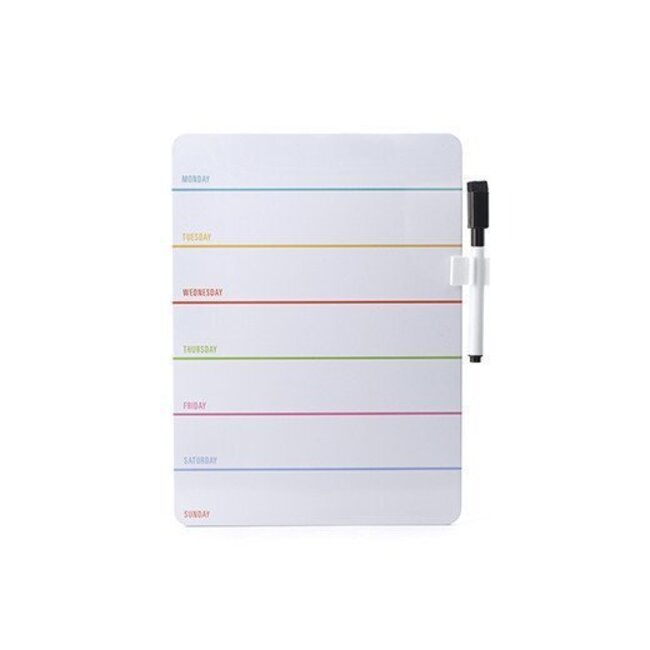 Kikkerland Weekplanner met stift