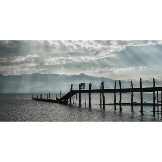 Jetty on light