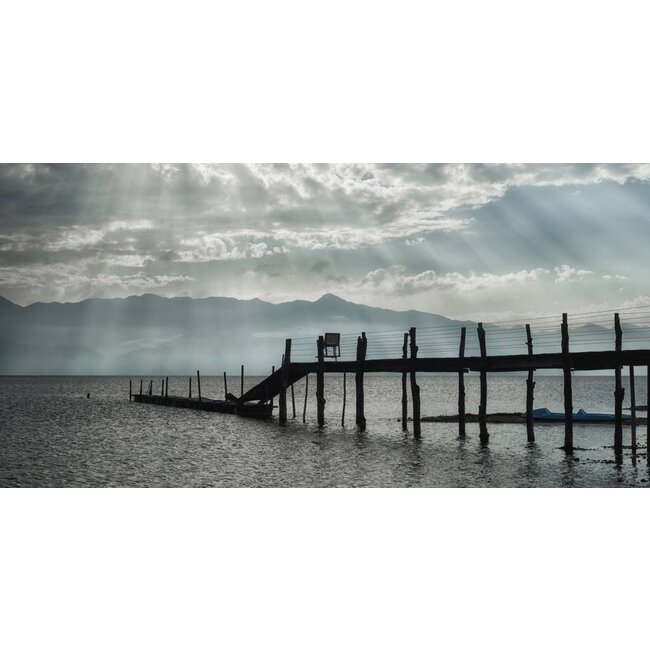 Jetty on light