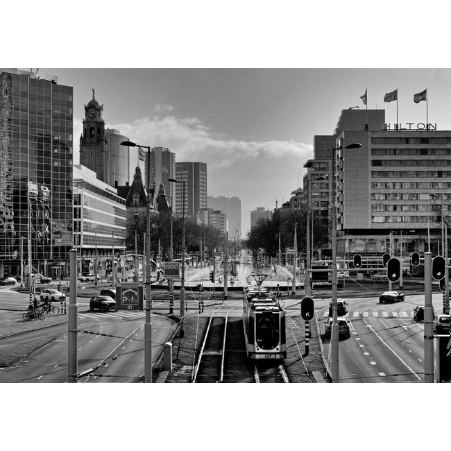 De Coolsingel | Zwart-wit | Fotoprint