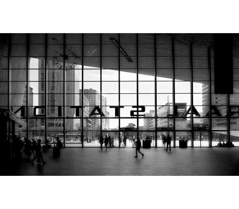 Rotterdam Centraal station | Zwart wit | Fotoprint