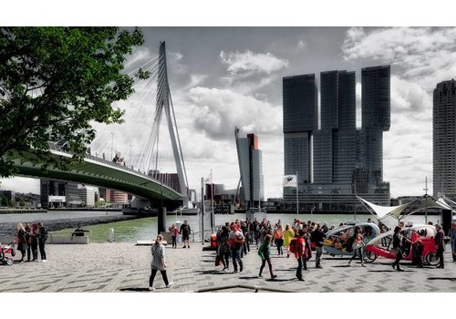 Ben Kleyn Aan de voet van de brug | Fotoprint