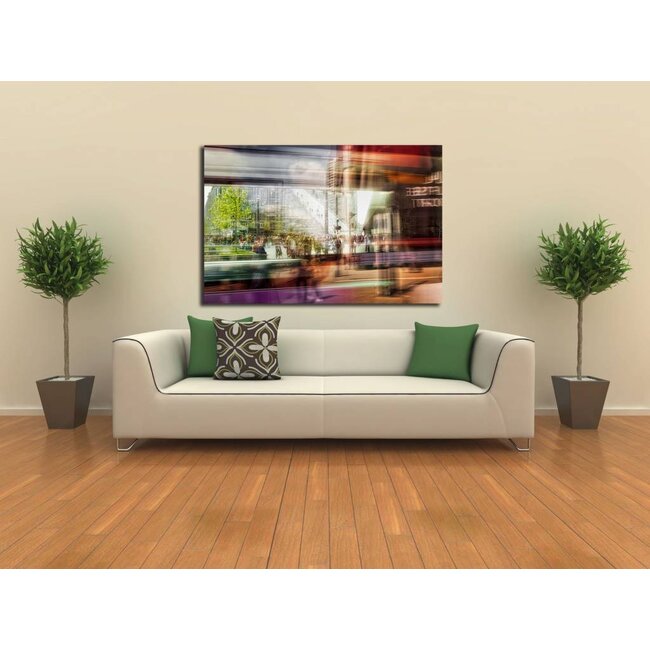 Kleurrijke Rotterdamse trap | Fotoprint