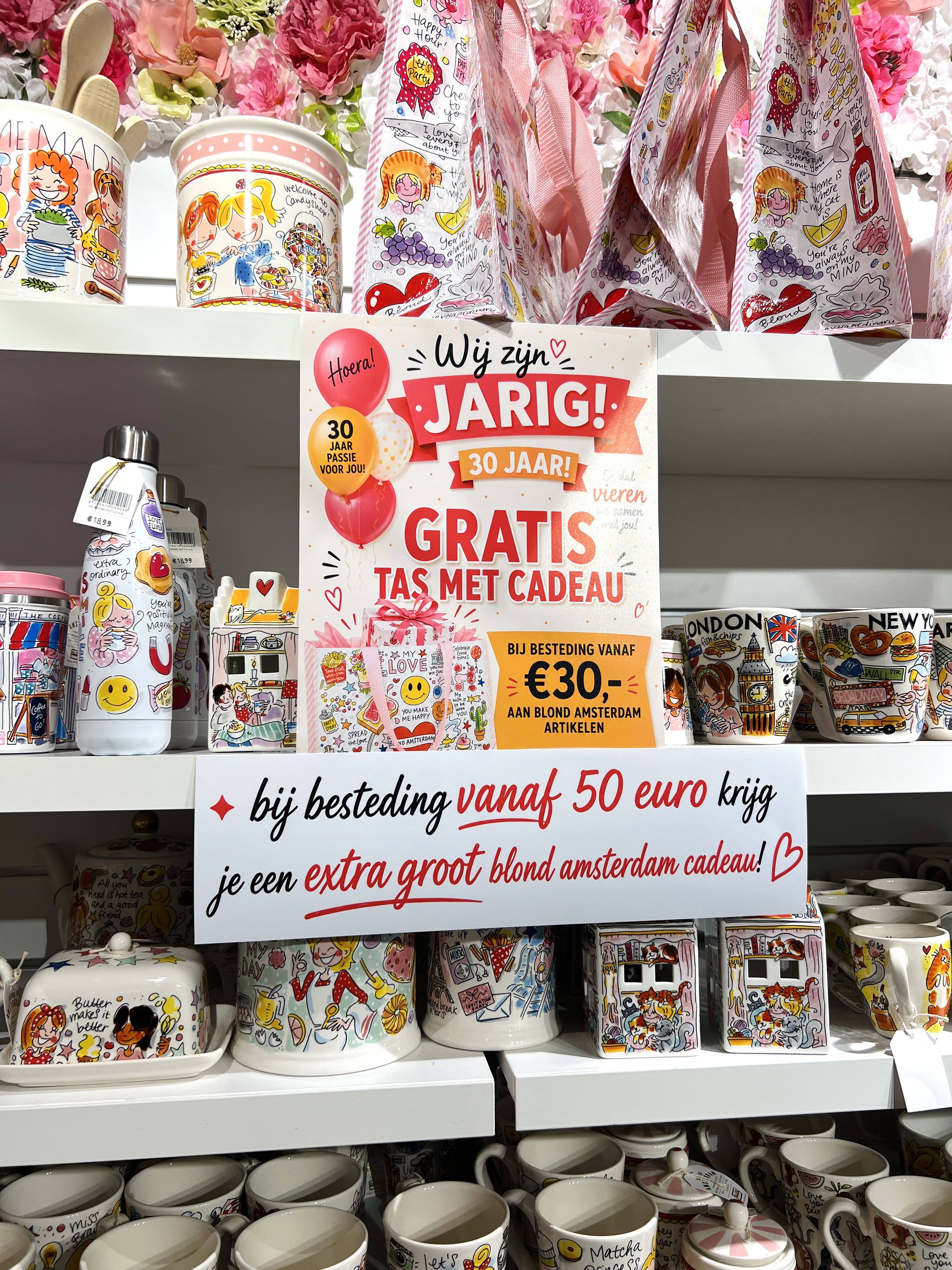 Gratis Blond Amsterdam tas mét cadeau!