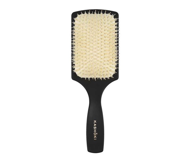 Smooth White Detangler Paddle Hairbrush