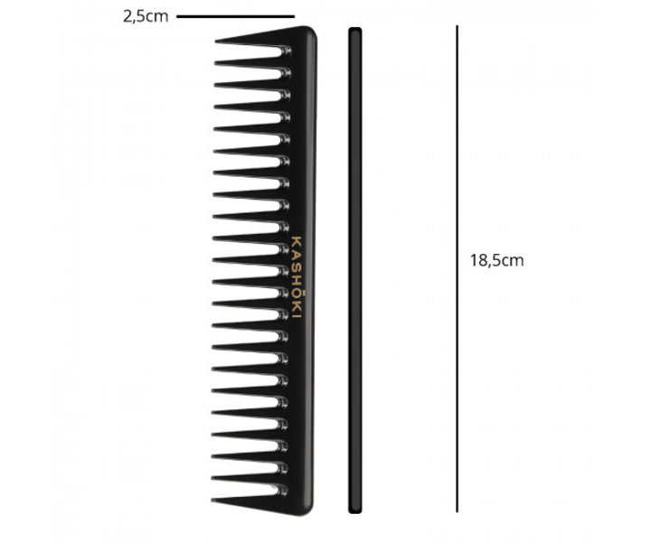 Wide Tooth Detangling Comb Youko - Straight