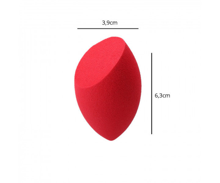 Sponge Olive Cut Red