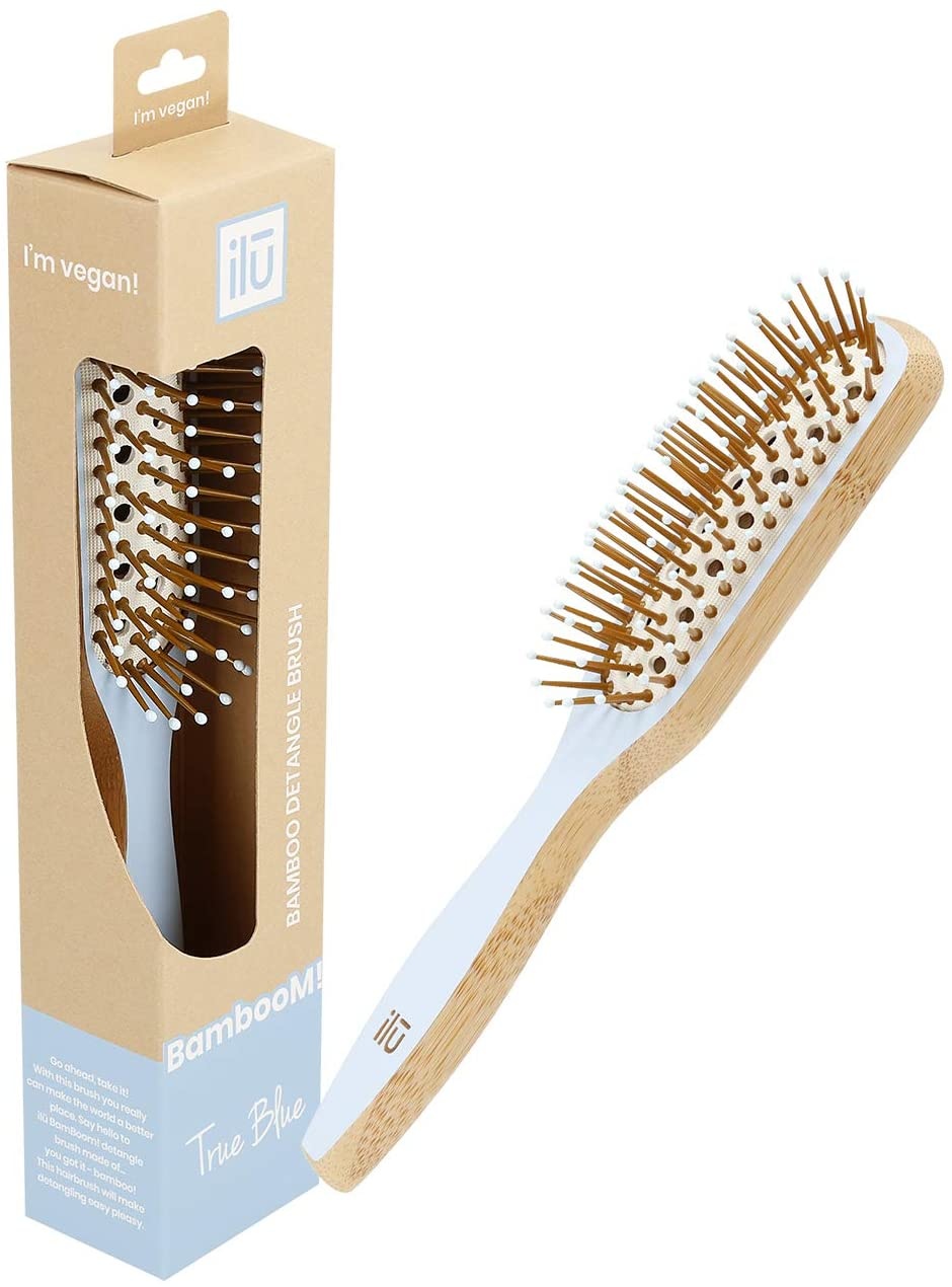 Bamboom Detangler Hairbrush - True Blue 5903018919133
