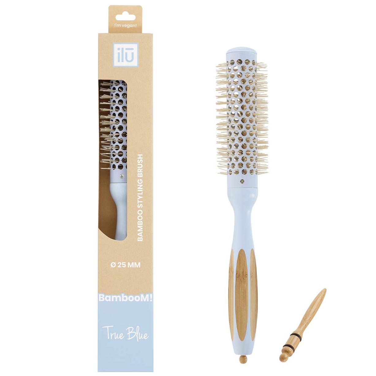 Bamboom Styling Round Brush - True Blue 5903018919232